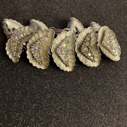 Vintage Silver Tone with AB Stones Bracelet