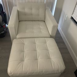 IKEA Armchair with Ottoman