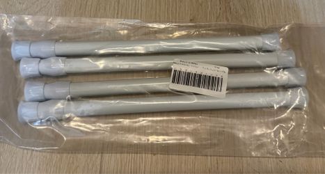 9.8-15.7 spring tension curtain rod x 4