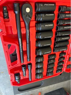 Impact socket set