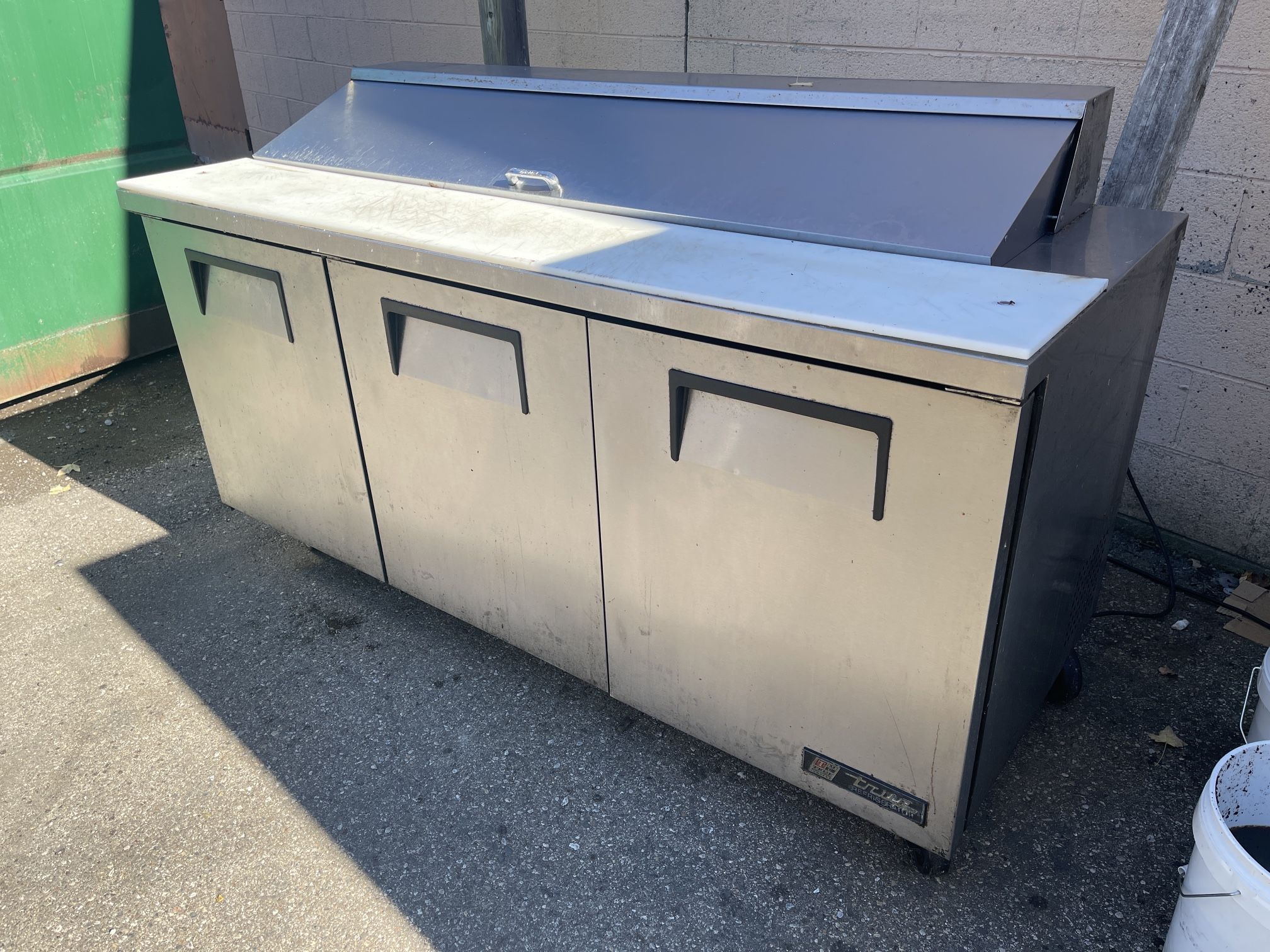 6 FT Commercial True Sandwich Prep Unit Cooler Restaurant Refrigerator Work Station β AS IS Commercial Equipment