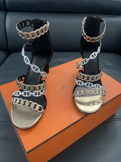 Hermès Naiade Chaîne d'Ancre Sandals