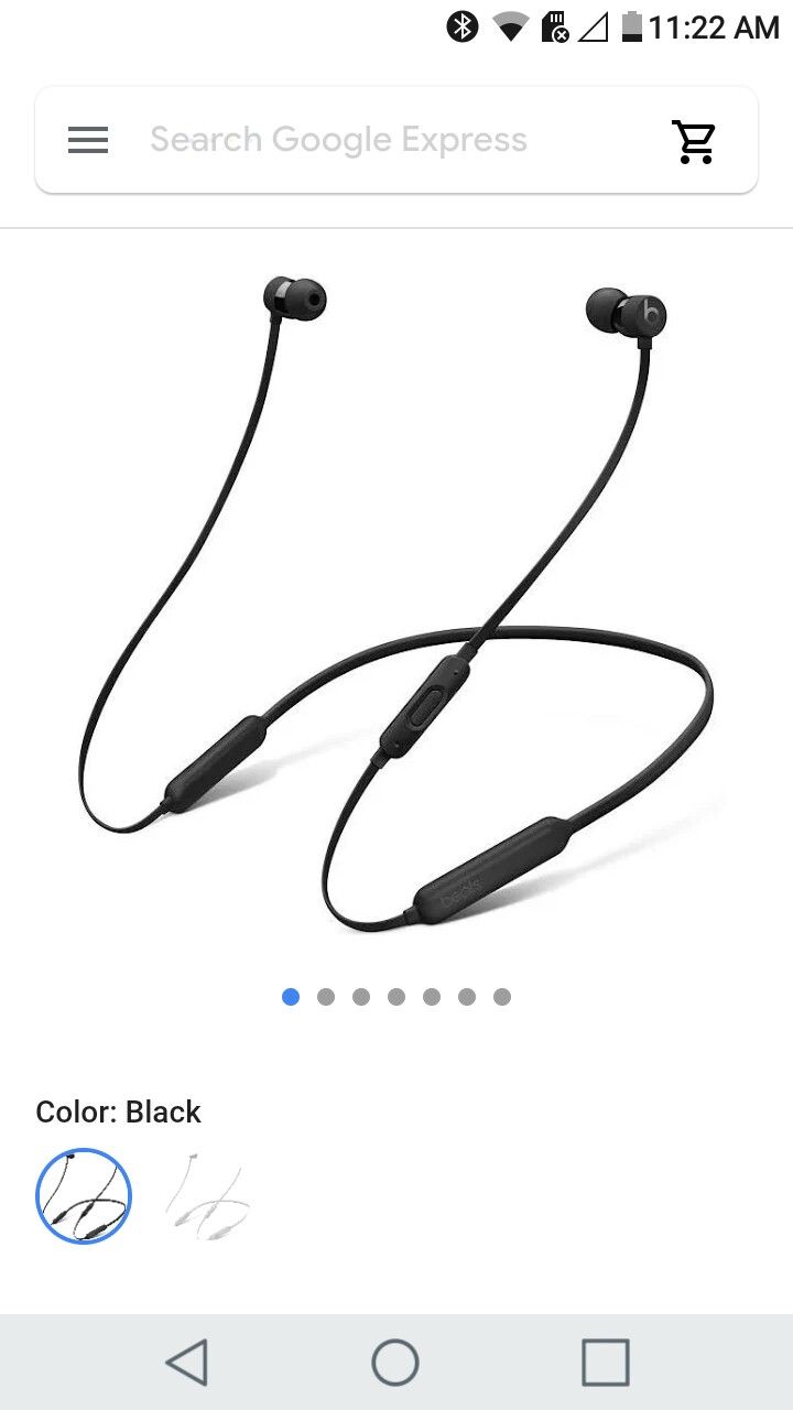 Beats X earbuds with microphone