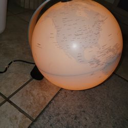 World Map Lamp