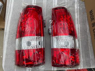 99-06 GMC Sierra Red LED Bar Tail Lights
