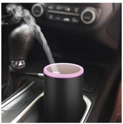 Brand NEW Car Diffuser for Essential Oils (None Sponge Wick,None Clog),USB Ultrasonic Aromatherapy Home Humidifier with Intermittent Mode,7 Color LED