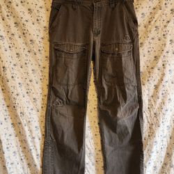 Plugg Vintage Brown Cargo Pants Size 32 