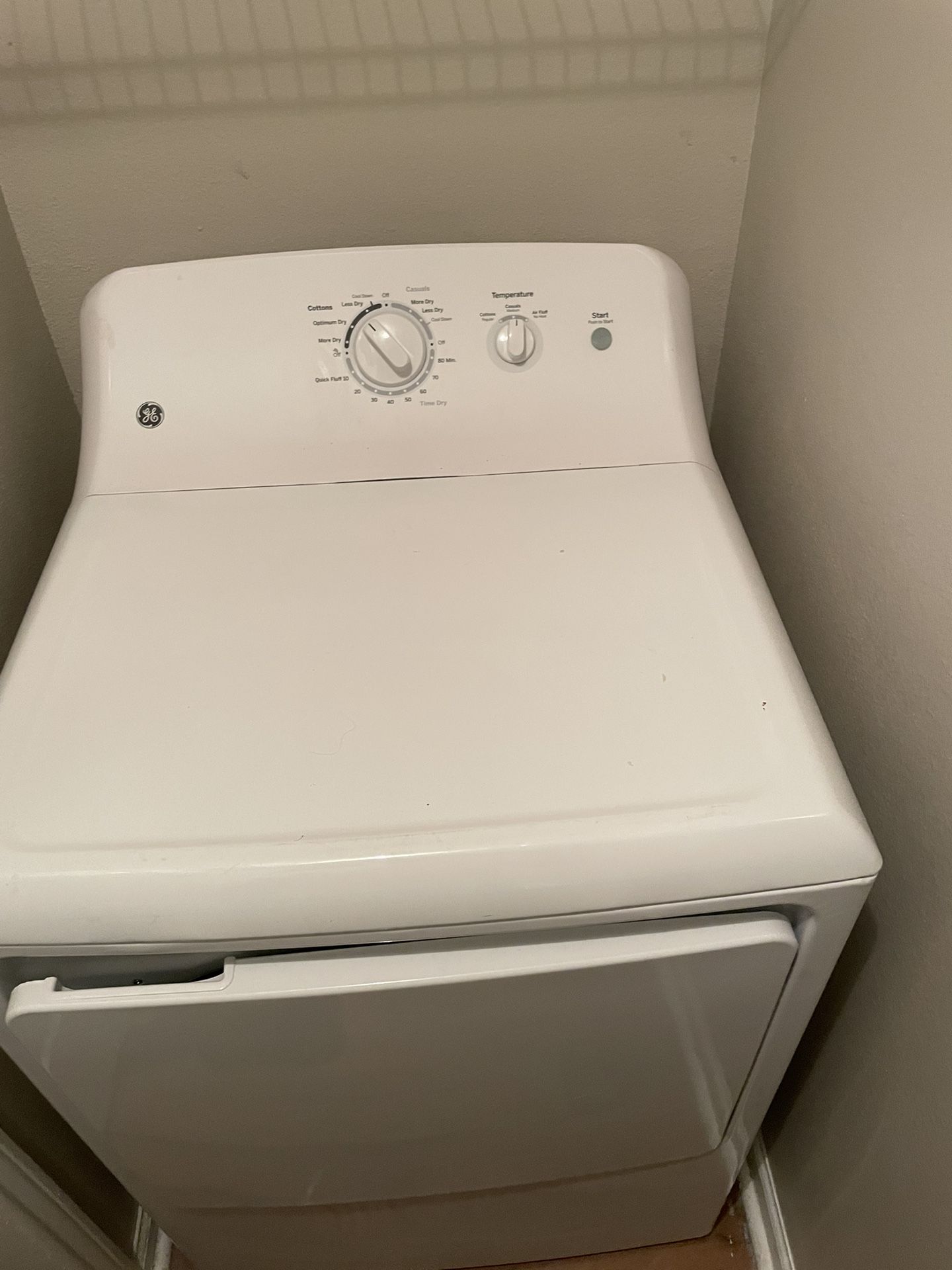 GE WASHER AND GE® DRYER ELECTRIC SET