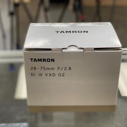 Tamron 28-75mm f2.8 Di III VXD G2 FF Nikon Z