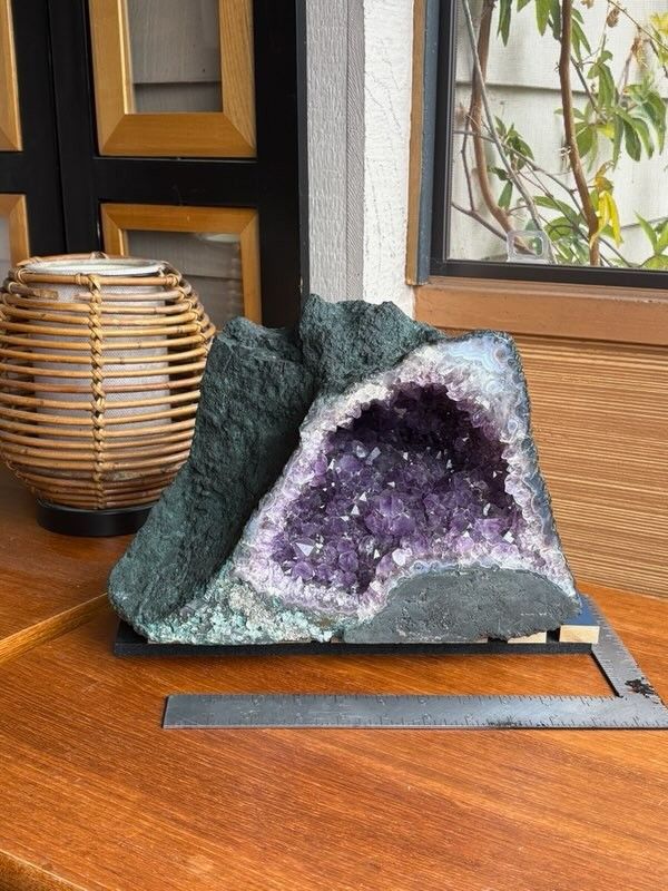 Cathedral Amethyst Geode with Dual Cave Faces – 26 lbs