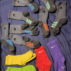Kids Adidas & Nike Socks