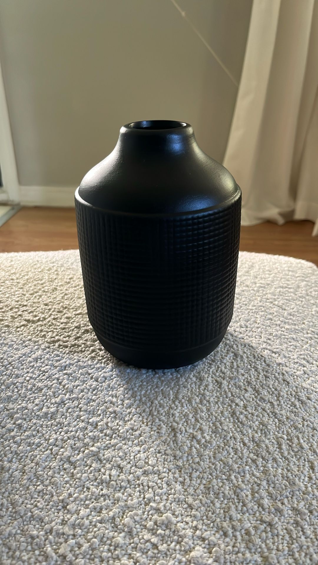 Black vase