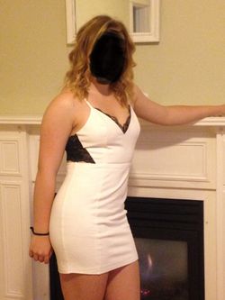 White homecoming dress-sz m
