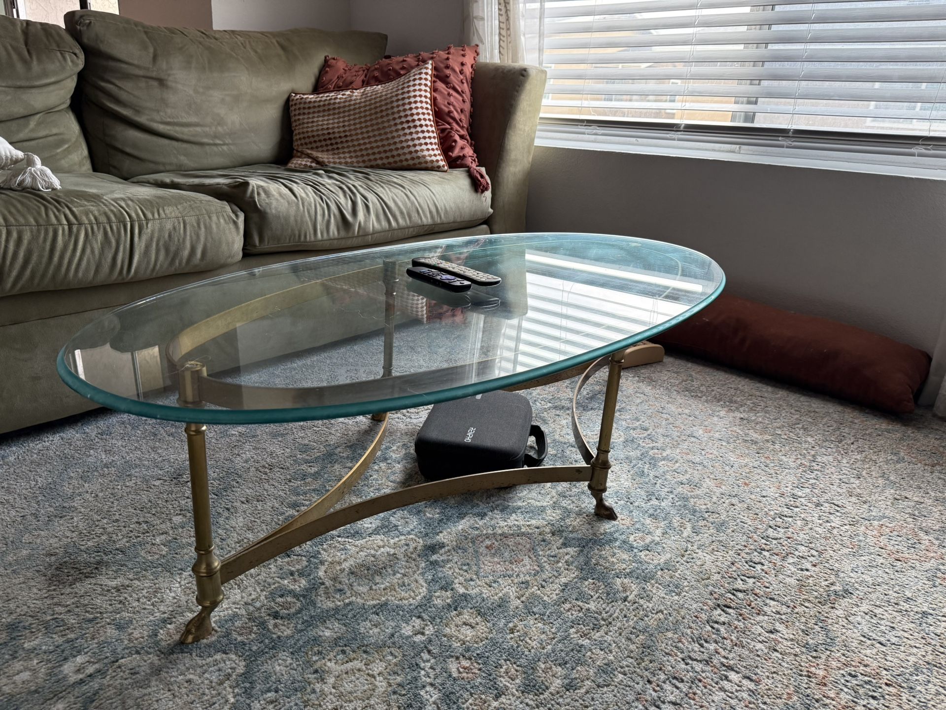 Glass Coffee Table For Sale