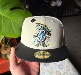CapsuleHats Seattle Mariners Chrome Cartoon size 7 1/2