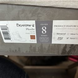 Bear paw Phoebe Hickery Color Boots Size 8
