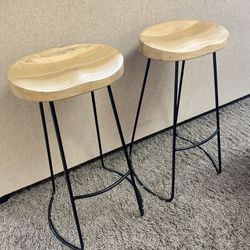 Solid Wood Kitchen Counter Bar Stools $99.99