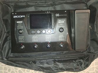 Zoom G6 mult-eftects processor