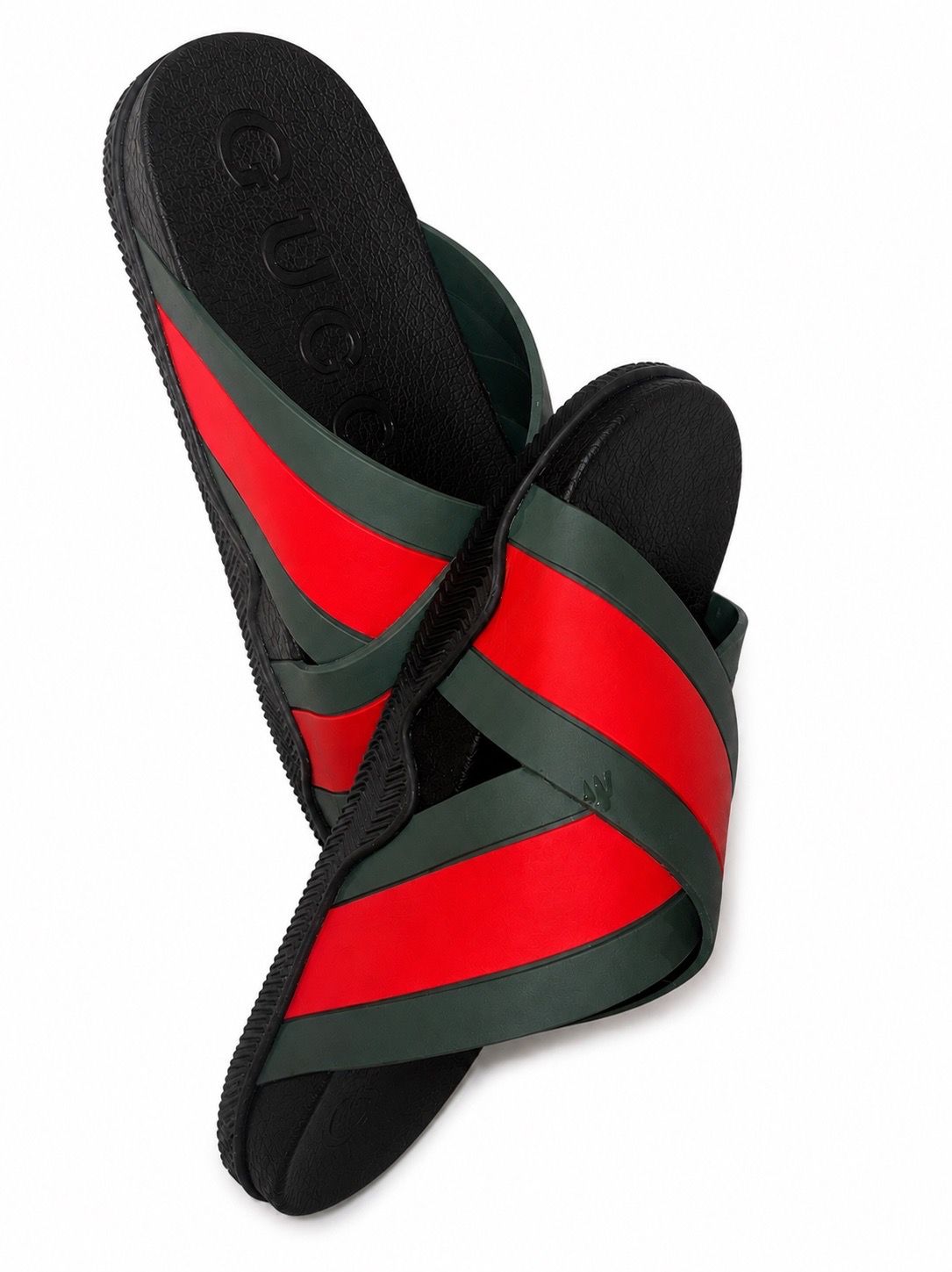 Cross Gucci slides