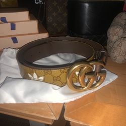 Gucci x Adidas GG Marmont belt. 2022
