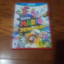 Nintendo wii u game Super Mario 3D world Used s