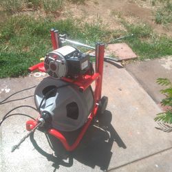 Ridge Auto Feed Drain Cleaning Snake