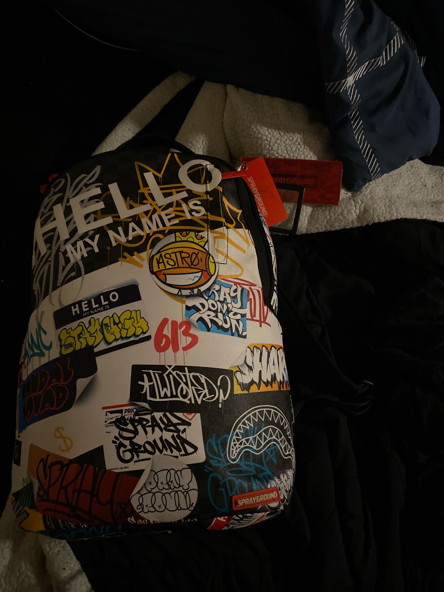 HELLO WORLD V14 BACKPACK spray ground