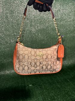 Brown Coach Shoulder Bag
