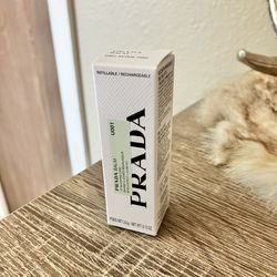 NIB Prada Refillable lip balm