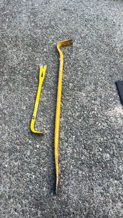 Stanley Yellow Pry Bar Set – 2 Pieces