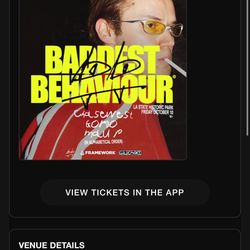 MAU P FRIDAY 10/10 TIX
