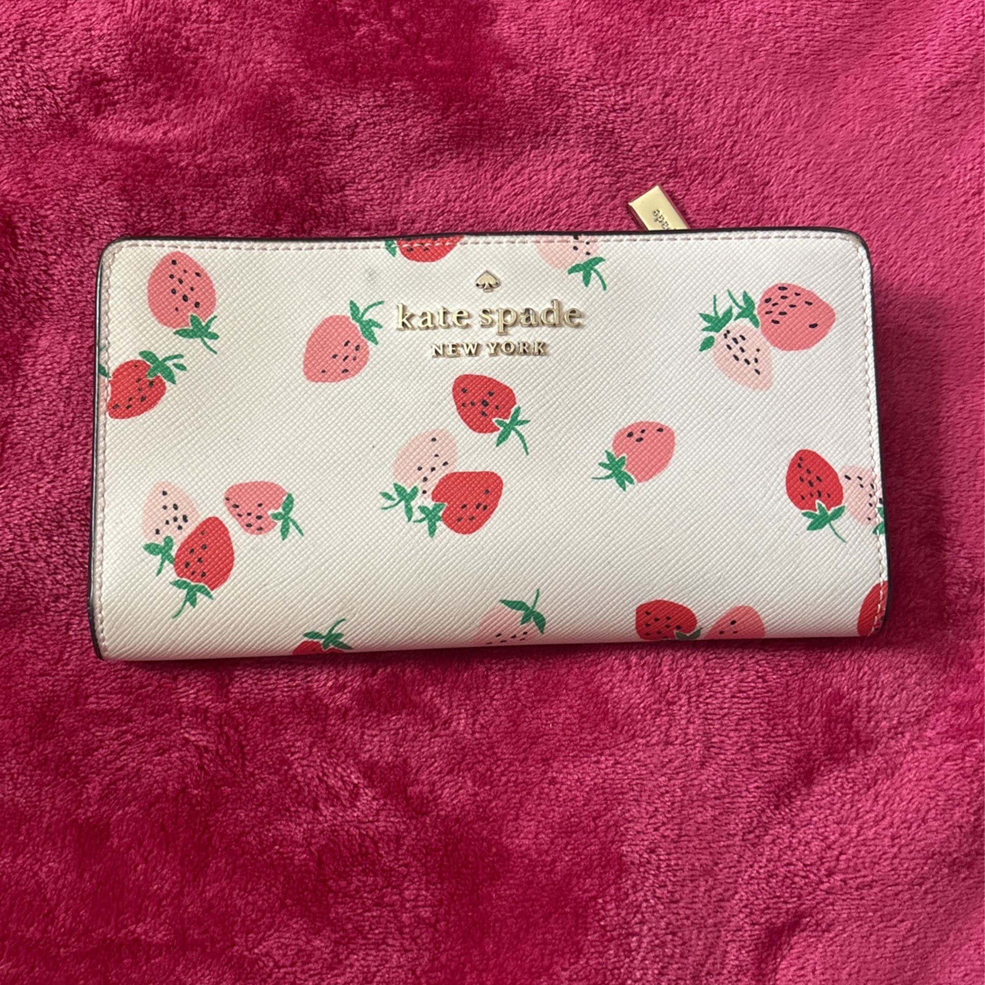Kate Spade strawberry wallet