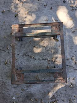 Metal Dolly with caster Wheels heavy duty