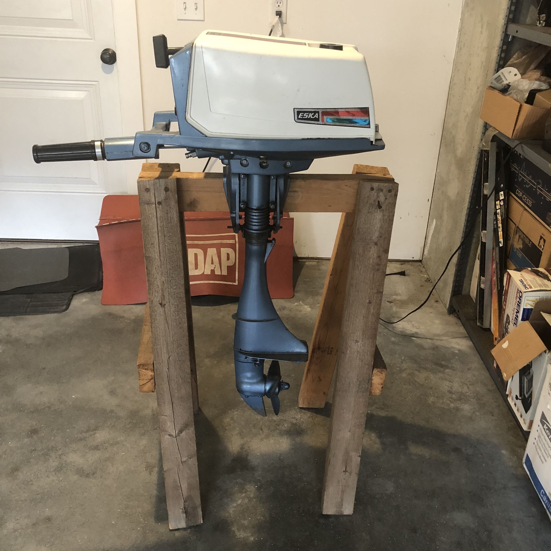 Eska 7 5hp outboard motor aircooled for sale in seabrook nh offerup