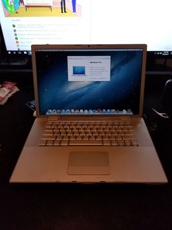 2008 Macbook pro 2.5ghz core 2 duo 4gb, 200gb, new battery new charger