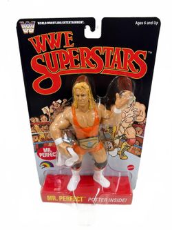 Mattel WWE Superstars LJN Mr. Perfect BLACK CARD CHASE Series 4 Figure Sealed