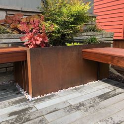 Custom Steel Planter Beds