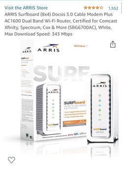 Wifi Modem with Router (COX compatible)
