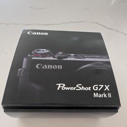 Canon Powershot G7X Mark II