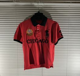 Red Collared Polo “Chicago”