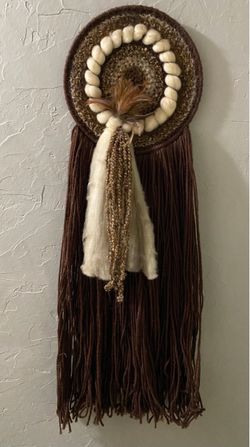 VINTAGE NAVAJO WOOL WEAVING HANGING WALL PIECE