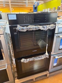 Bosch 800 Series Double Wall Oven Black