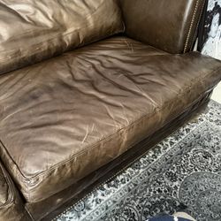RH Easton Leather couch