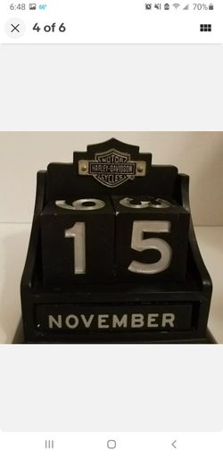 Harley Davidson Calendar Blocks