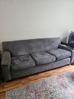 FREE Couch! Sueded fabric