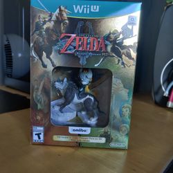 Zelda Twilight Princess Wii U w/Amiibo 