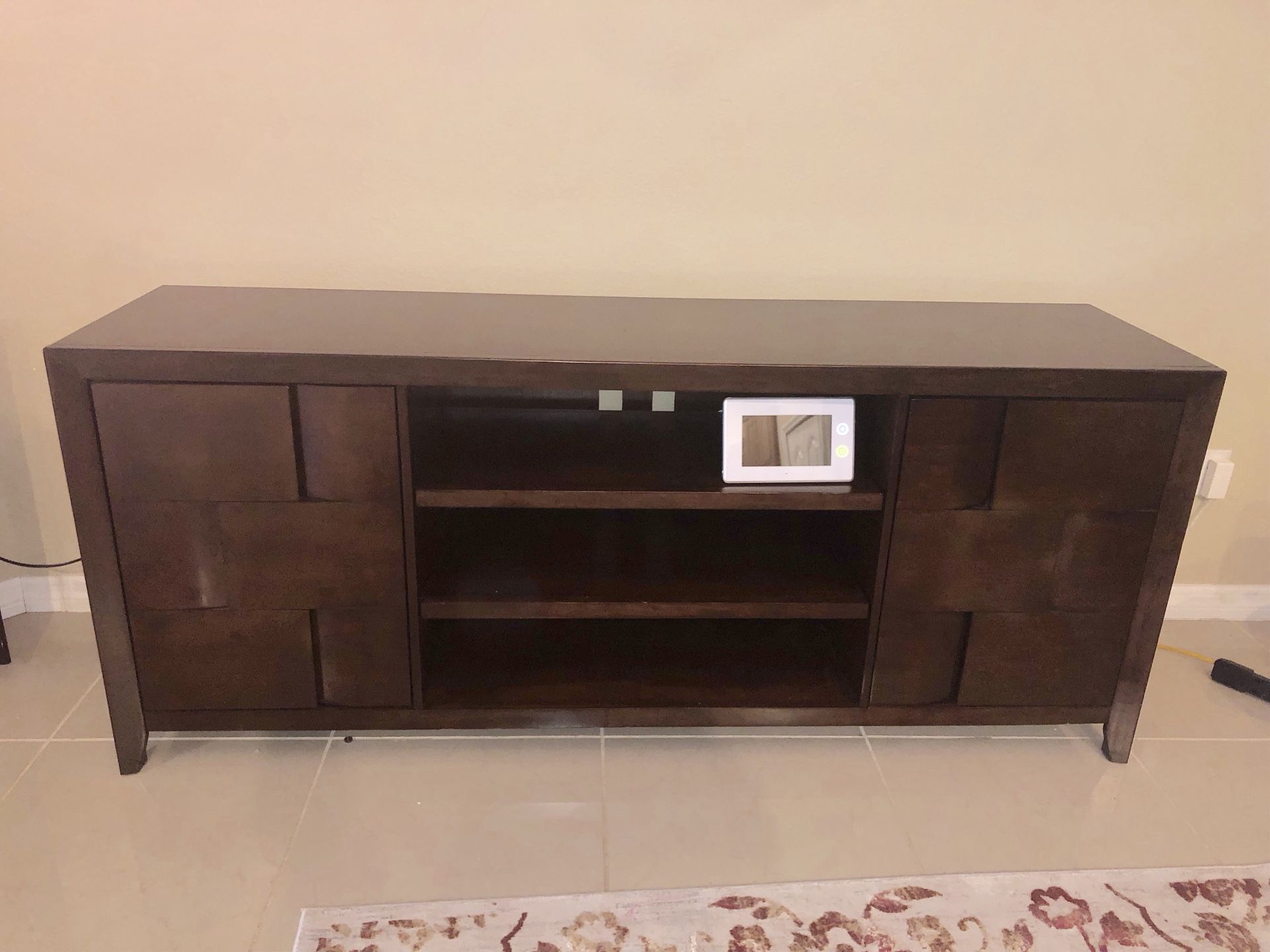 Tv Stand - solid wood - Antique