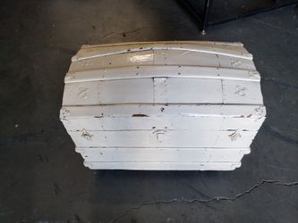 Antique wood chest