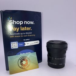 Sigma 15mm F1.4 DC For Sony E-Mount