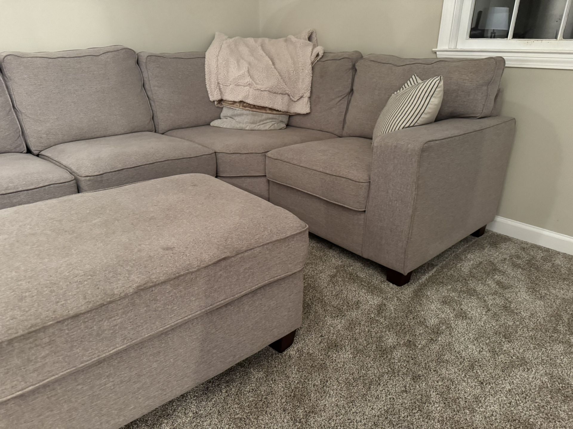 Wayfair Sectional Sofa with Ottoman